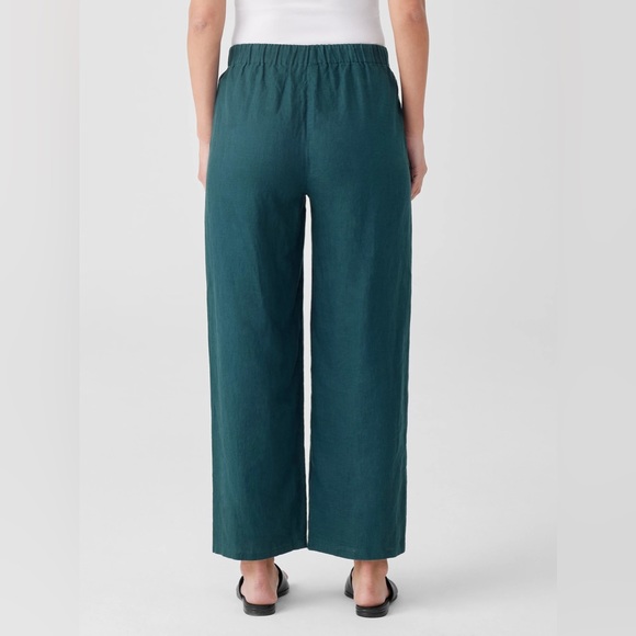 Eileen Fisher 100% Organic Linen Pant - Picture 2 of 8
